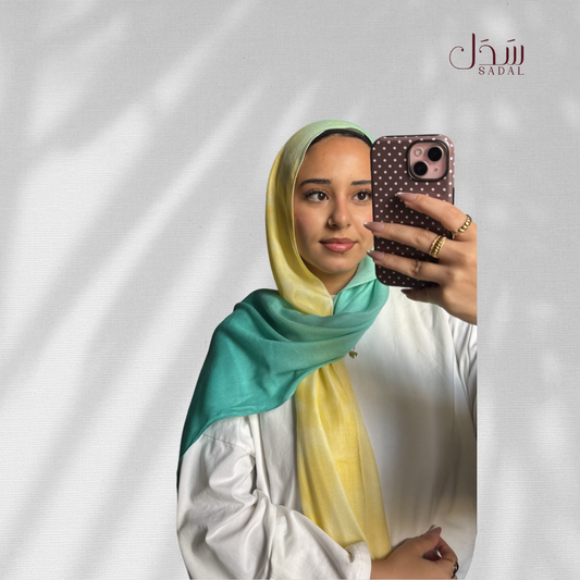 Degrade Deep Turquoise / Yellow