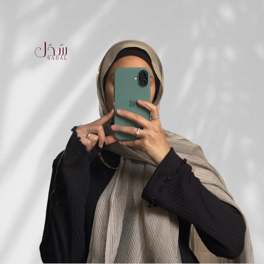 Messy Chiffon Scarf  (4 colors)