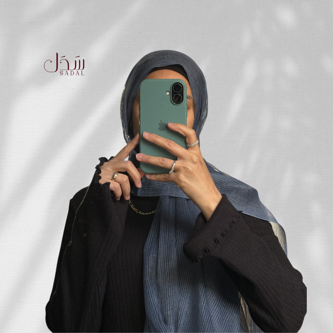 Messy Chiffon Scarf  (4 colors)